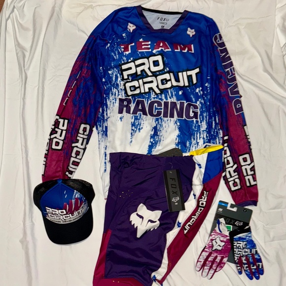 Fox Racing Pro Circuit LE Retro Gear Complete set M/34 small Mx - Picture 1 of 2